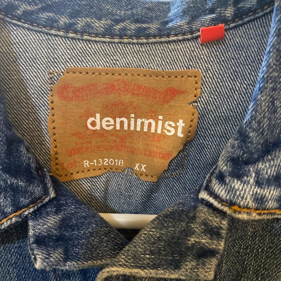 Denimist Agnes Cropped Denim Trucker Jacket - Size Small - Picture 2 of 6